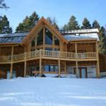 New Construction Log Home (Lazarus Log Homes), Whitefish MT