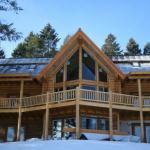 New Construction Log Home (Lazarus Log Homes), Whitefish MT